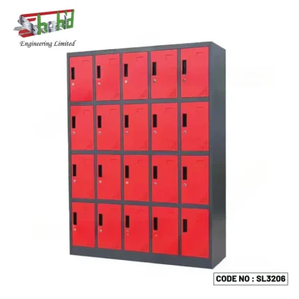 Heavy Duty Steel Locker 20 Door