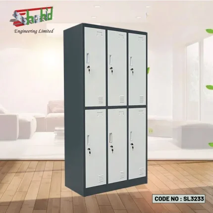 6 Door Steel Furniture Metal Locker