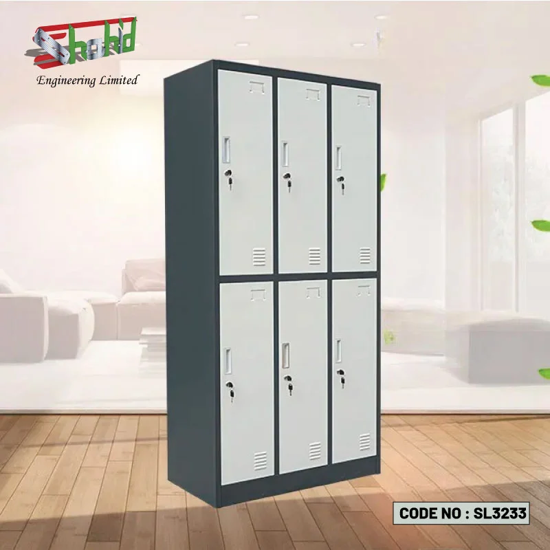 6 Door Steel Furniture Metal Locker