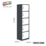 5 Door Steel Locker Cabinet In Bangladesh