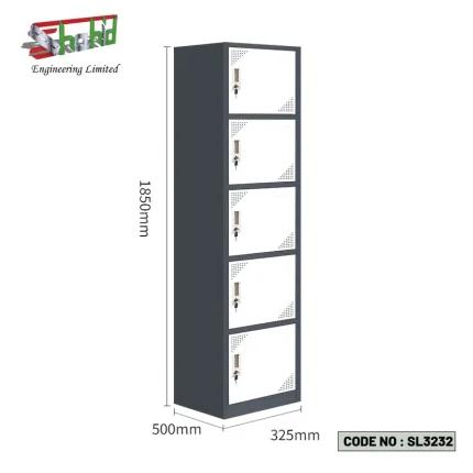 5 Door Steel Locker Cabinet In Bangladesh