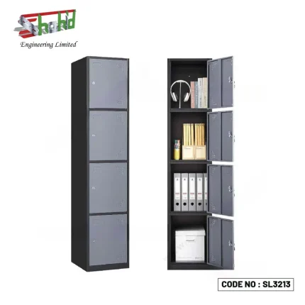 Metal Storage Steel Locker 4-Tier