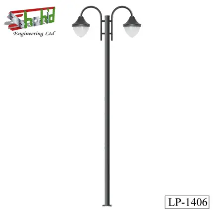 Steel Lamp Post Light