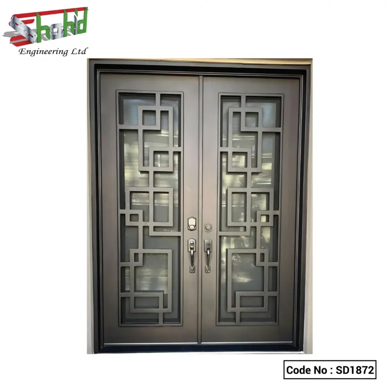 High-Quality Decorative Steel Door in Bangladesh