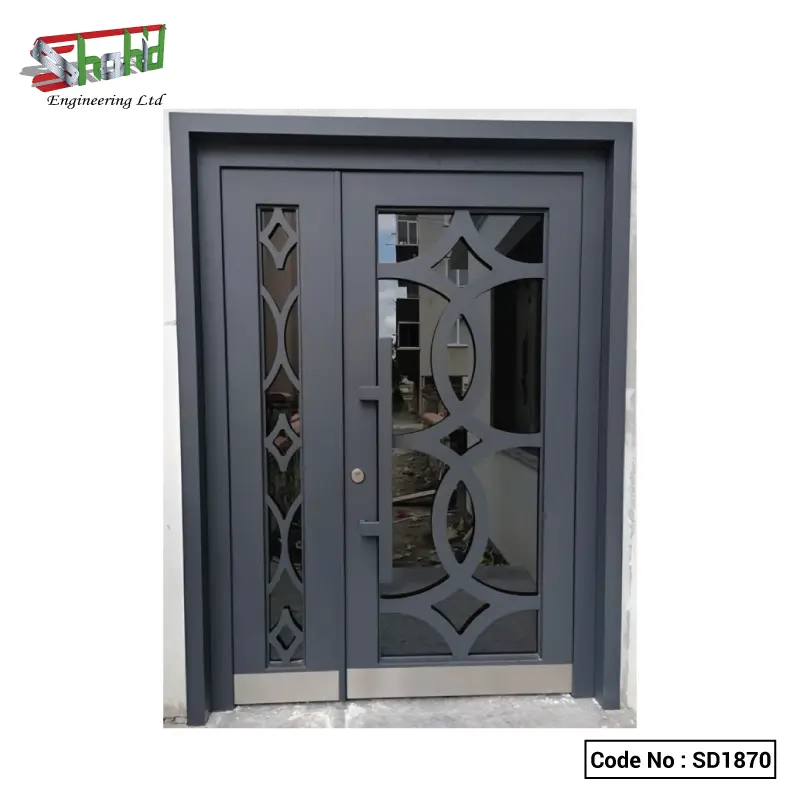 Modern Decorative Steel Door – Strong & Stylish
