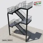 Safe & Secure Fire Escape Emergency Exit  Stair | FES2010