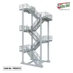 Safe & Secure Fire Escape Emergency Exit  Stair | FES2010 - Image 3