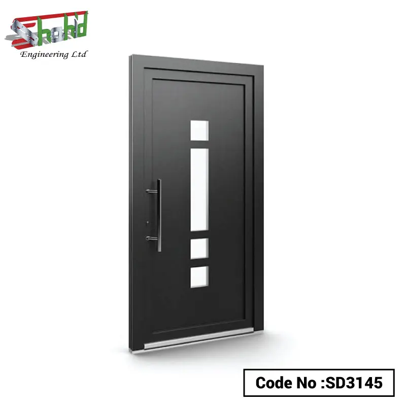 Custom-Heavy-Duty-Steel-Door-with-Powder-Coated-Finish Industrial Steel Door | SD3145 - Image 1