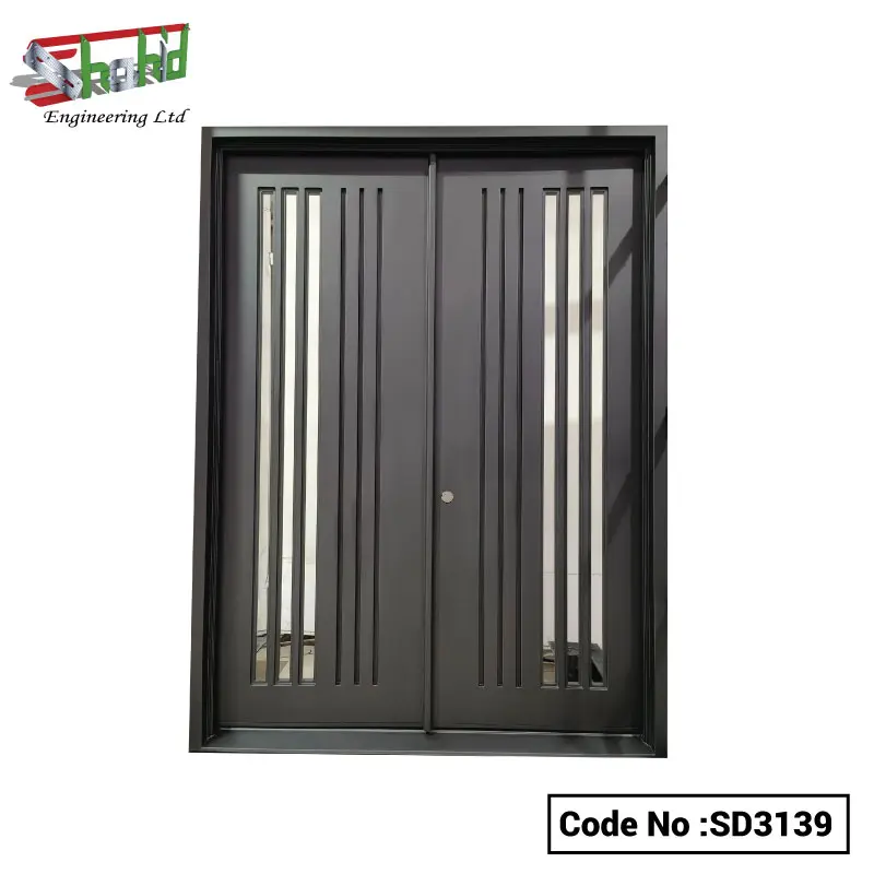 Heavy-Duty-Steel-Door-for-Commercial-&-Industrial-Use Steel Entrance Door | SD3139 - Image 1