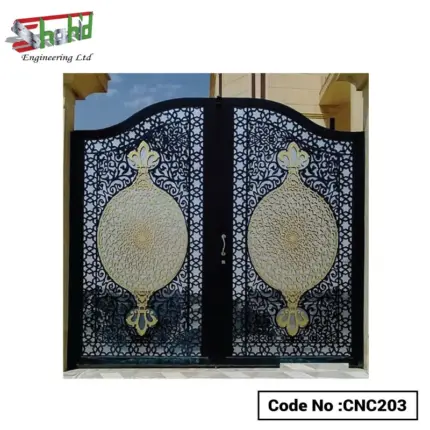 Durable CNC Laser Cutting Boundary Gate