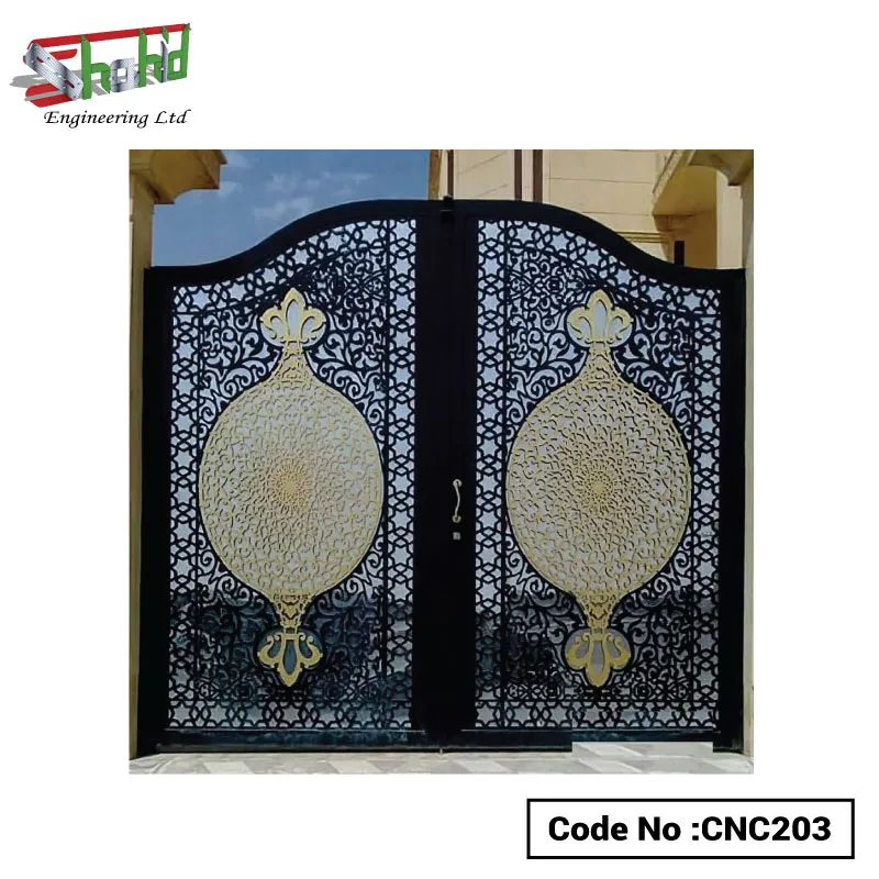 Laser-Cutting-Gate-CNC203 Durable CNC Laser Cutting Boundary Gate