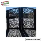 Floral Laser Cut Boundary Gate