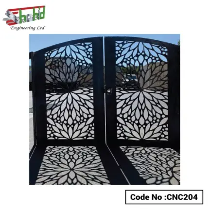 Floral Laser Cut Boundary Gate